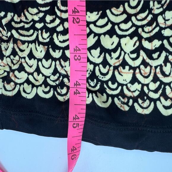 Fuzzi Jean Paul Gaultier mesh draped midi dress sz M Y2K - Picture 5 of 5